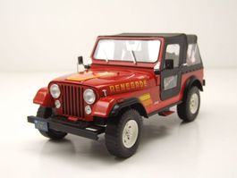 Jeep CJ-7 Renegade 1976-1986 rot / Decor / Verdeck